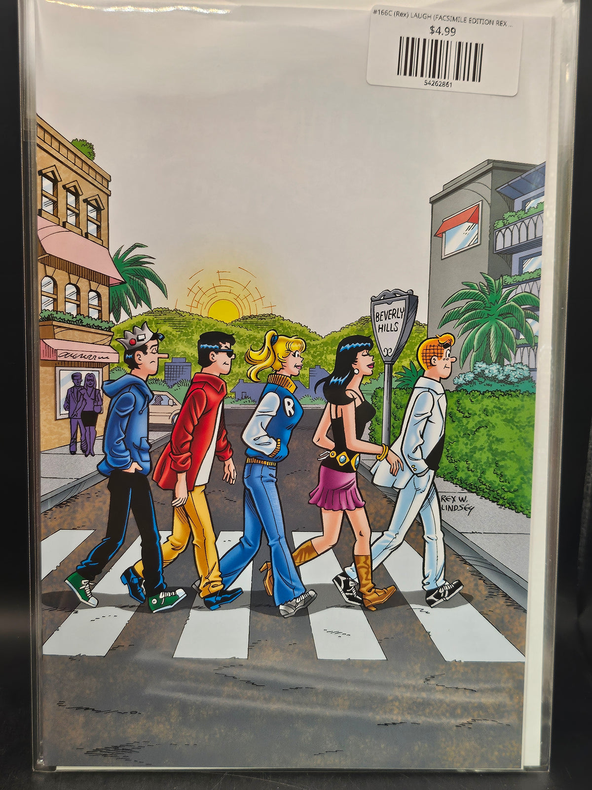 #166C (Rex) LAUGH (FACSIMILE EDITION REX LINDSEY ABBEY ROAD VAR)