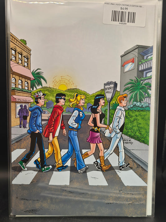 #166C (Rex) LAUGH (FACSIMILE EDITION REX LINDSEY ABBEY ROAD VAR)